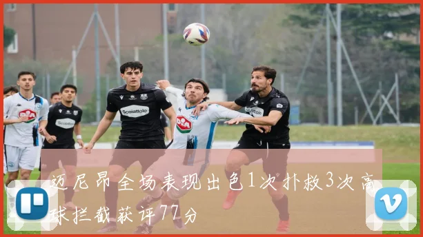 迈尼昂全场表现出色1次扑救3次高球拦截获评77分